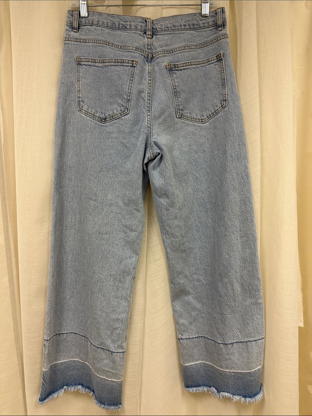 NWOT HABITUAL Light Blue Women’s High-Rise Straight Jeans - Picture 2 of 4